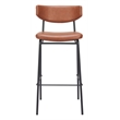 Charon Barstool (Set of 2) Vintage Brown