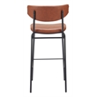 Charon Barstool (Set of 2) Vintage Brown