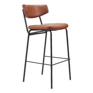 Charon Barstool (Set of 2) Vintage Brown