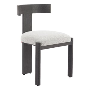 Tiana Dining Chair Black & Beige
