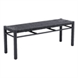 Iska Outdoor Collection Bench Black