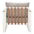 Welt Armchair Taupe & White