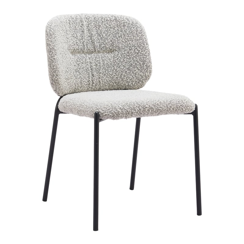 Plat Dining Chair (Set of 2) Gray