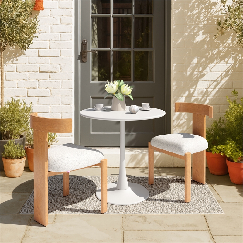 Tiana Dining Chair Natural & Beige