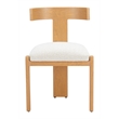 Tiana Dining Chair Natural & Beige