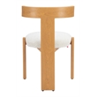 Tiana Dining Chair Natural & Beige