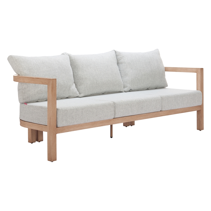 Leto Outdoor Collection Sofa Gray