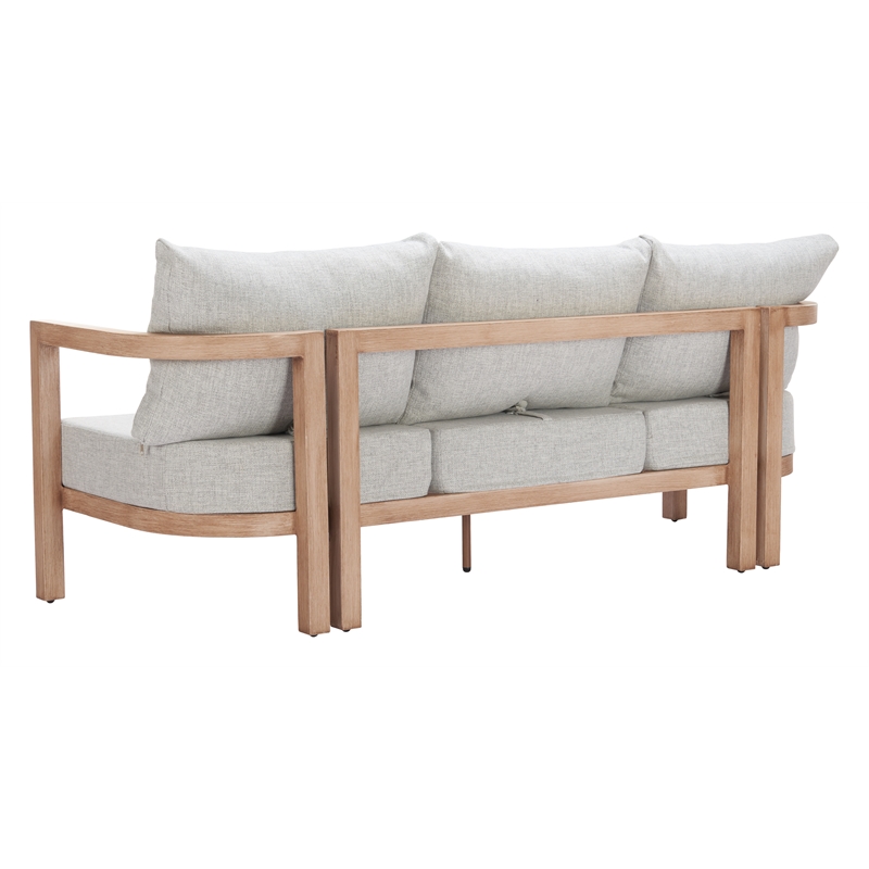 Leto Outdoor Collection Sofa Gray