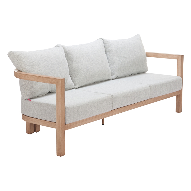 Leto Outdoor Collection Sofa Gray