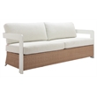 Gelo Sofa White & Brown