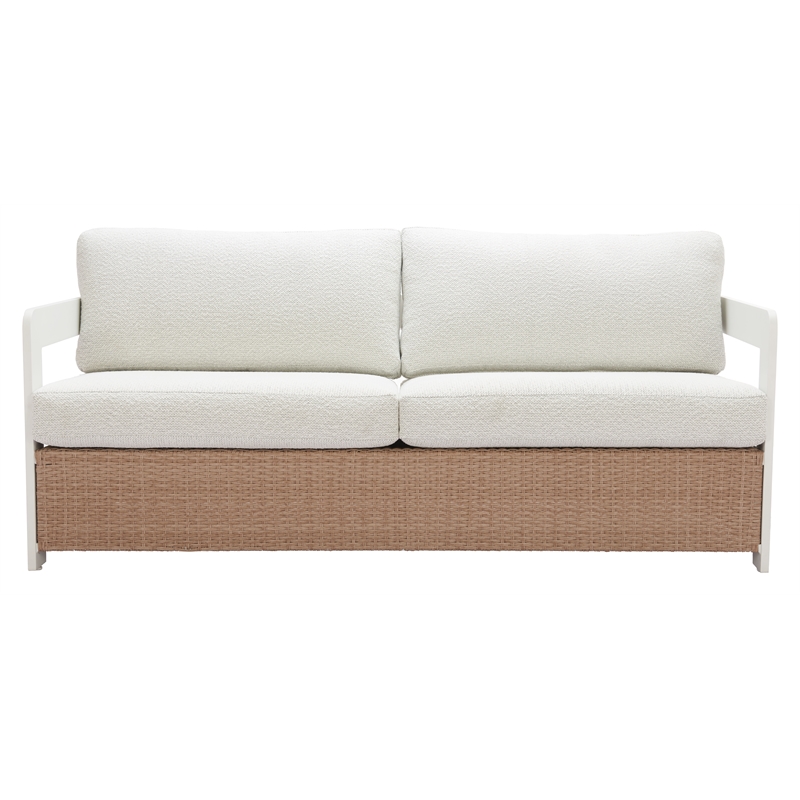 Gelo Sofa White & Brown