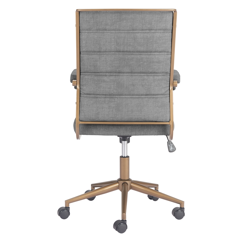 Auction Office Chair Gray