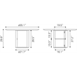 ZUO Izola Solid Mango Wood Dining Table in Brown