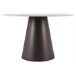 ZUO Jorf Engineered Wood and Steel Dining Table in Beige & Bronze