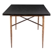 Nida Dining Table Black & Bronze