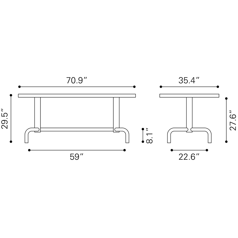 Neum Dining Table Black