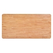 ZUO Eazy Solid Rubber Wood Frame Dining Table in Natural