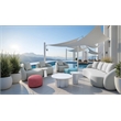 Aroz Outdoor Collection Ottoman Green