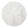 ZUO Strela Marble and Wood Dining Table in White & Black