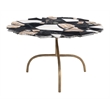 ZUO Baia Iron and Terrazzo Coffee Table in Multi-Color