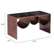 Aveiro Coffee Table Copper & Black