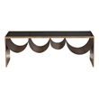 Reed Coffee Table Brass & Black