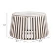 Cyprus Coffee Table White & Whitewashed