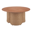 ZUO Soka Aluminum and Polyethylene Coffee Table in Natural
