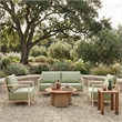 ZUO Soka Aluminum and Polyethylene Coffee Table in Natural