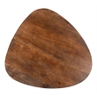 ZUO Spiker Solid Mango Wood Coffee Table in Walnut