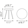 Stuart Side Table Natural