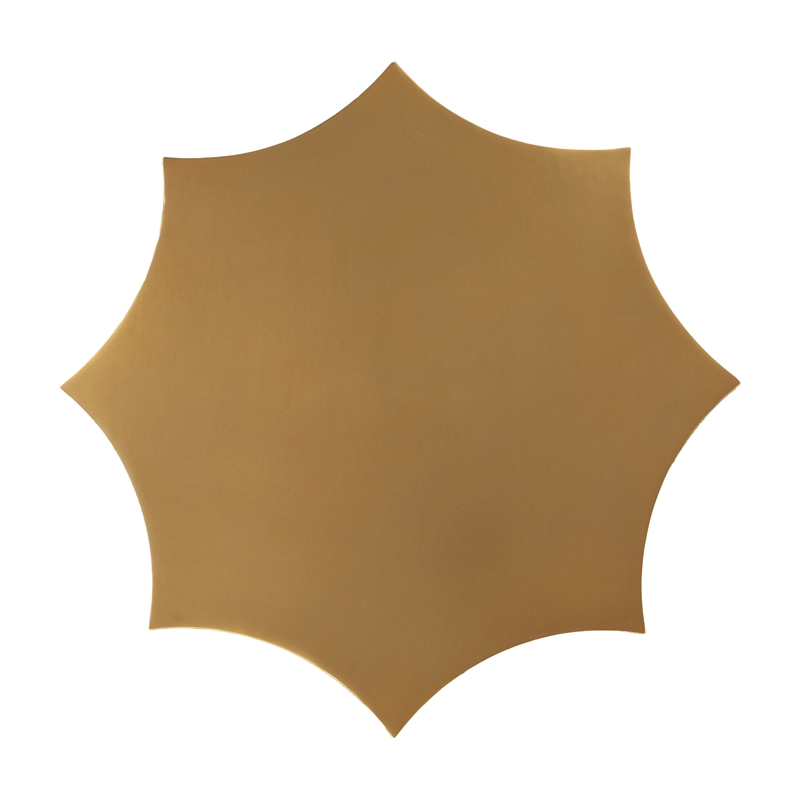 osam side table gold & beige