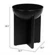 Tume Side Table Black