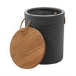 Beban Side Table Natural & Black