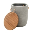 Biban Side Table Natural & Gray