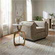 Sereneu Accent Chair Green Tweed