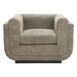 Sereneu Accent Chair Green Tweed