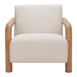 Subliem Accent Chair Cotton White