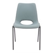 Desi Armless Dining Chair (Set of 2) Azure Gray