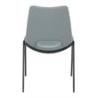 Desi Armless Dining Chair (Set of 2) Azure Gray
