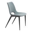 Desi Armless Dining Chair (Set of 2) Azure Gray