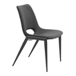 Desi Armless Dining Chair (Set of 2) Black