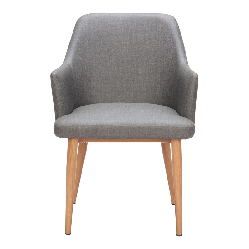 Wisom Dining Chair (Set of 2) Gray