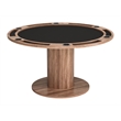ZUO Vault Engineered Wood 2-in-1 Dining/Gaming Table in Brown