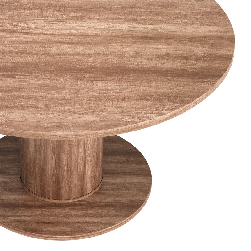 ZUO Vault Engineered Wood 2-in-1 Dining/Gaming Table in Brown