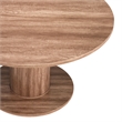 ZUO Vault Engineered Wood 2-in-1 Dining/Gaming Table in Brown