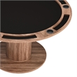 ZUO Vault Engineered Wood 2-in-1 Dining/Gaming Table in Brown