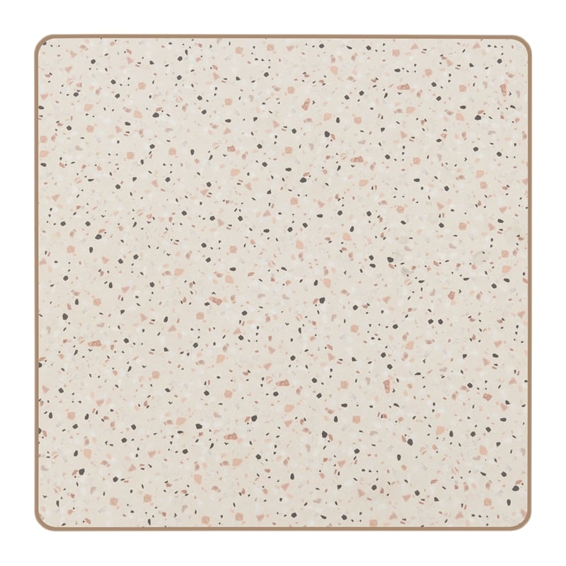 Spot Bar Table Beige & Gold