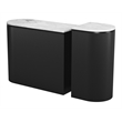 ZUO Ormara Marble-Top Console Table Set in White & Black (Set of 2)