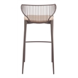 Silues Barstool (Set of 2) Taupe & Brown